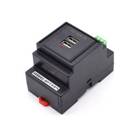 USB-роз'єм на DIN-рейку, DC5V/2.1A, 1P, IP22