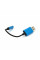 Перехідник для навушників KIN KY-210 USB2.0(M)-Jack3.5(F), Blue, Box