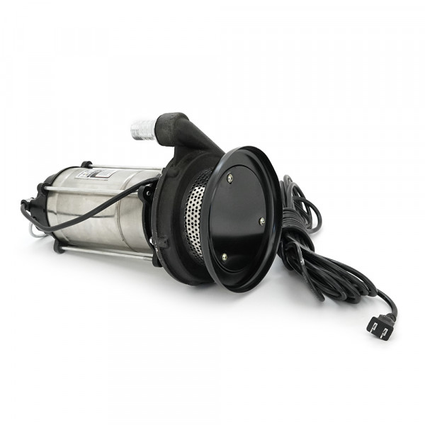 Занурювальний насос, 1800W, 220V, до 5 м³/год, підйом до 32 м, 25мм, нержавіюча сталь, 390х220х240 мм, 9.554 кг. + перехідник