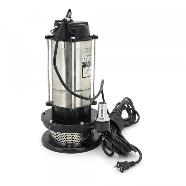 Занурювальний насос, 1500W, 220V, до 4 м³/год, підйом до 30 м, 25мм, нержавіюча сталь, 410х200х230 мм, 11.5 кг. + перехідник