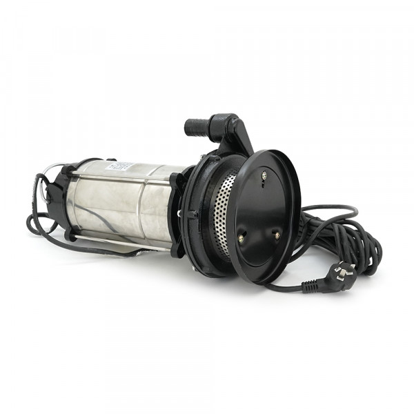 Занурювальний насос, 1100W, 220V, до 2.5 м³/год, підйом до 25 м, 25мм, нержавіюча сталь, 410х195х225 мм, 11.180 кг. + перехідник