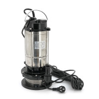 Занурювальний насос, 1100W, 220V, до 2.5 м³/год, підйом до 25 м, 25мм, нержавіюча сталь, 410х195х225 мм, 11.180 кг. + перехідник
