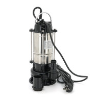 Занурювальний насос, 370W, 220V, до 5 м³/год, підйом до 5 м, 40 мм, нержавіюча сталь, 390х175х190мм, 5.825 кг + перехідник