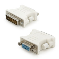 Перехідник VG A(мама)/DVI 24+5(папа)Grey Q50