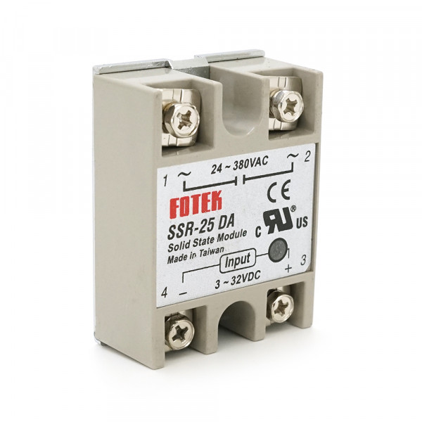 Твердотільні реле Fotek SSR-25DA 25А 24-380В AC