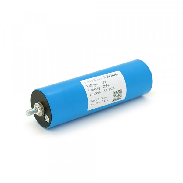 Літій-залізо-фосфатний акумулятор LiFePO4 LiitoKala-40135, 20Ah, 3.2V, Blue, 40.5*130(163)mm, 364g