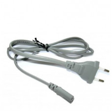 Кабель живлення 1.8m, 0.75mm, PC-184/2 CEE7/16-C7 2 pin (для побутової техніки), Gray, OEM Q500