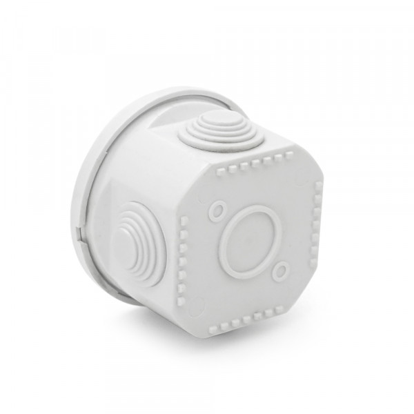Коробка розподільна зовнішня YOSO Т25 80х50x50 IP66 колір білий (80*50*50)