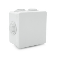 Коробка розподільна зовнішня YOSO Т40 85х85х50 IP55 колір білий  (85*85*50), Q200