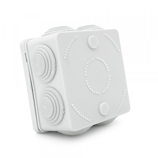 Коробка розподільна зовнішня YOSO Т40 85х85х50 IP55 колір білий  (85*85*50), Q200