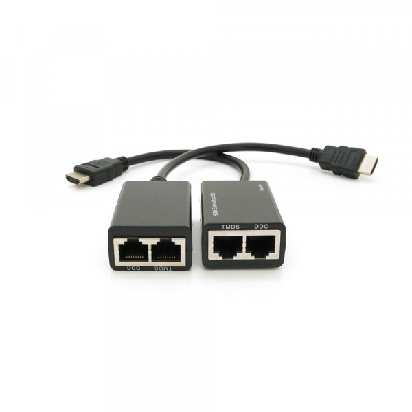 Подовжувач HDMI сигналу пасивний через 2 виті пари 2 CAT-5e/CAT-6e до 30m, ціна за пару