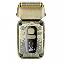 Електробритва VGR V-337, шейвер, подвійне лезо, 2 насадки, триммер, LED display, Box