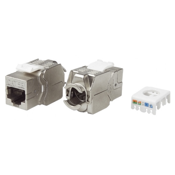 Модульний роз'єм OK-net Кат.5e FTP (180 °, toolless)