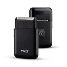 Електробритва VGR V-390 BLACK, шейвер, висувний триммер, Box