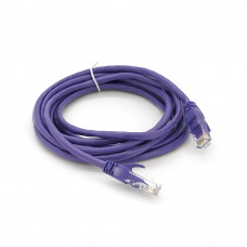 Патч-корд литий RITAR, UTP, RJ45, Cat.5e, 3m, фіолетовий, Cu (мідь)