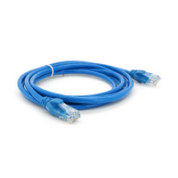 Патч-корд литий RITAR, UTP, RJ45, Cat.5e, 2m, синій, Cu (мідь)