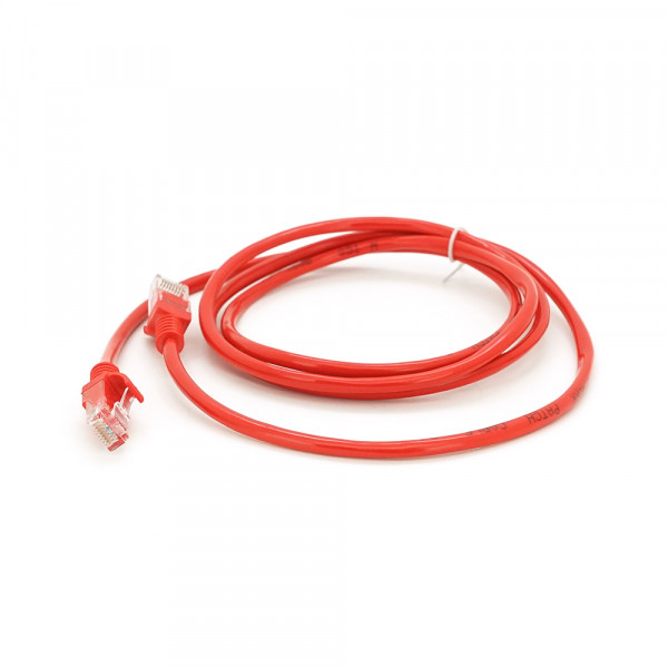 Патч-корд литий RITAR, UTP, RJ45, Cat.5e, 1,5m, червоний, Cu (мідь)