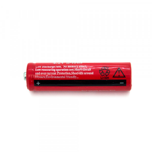 Акумулятор Li-ion UltraFire18650 4800mAh (real 1000mAh) 3.7V, Red, 2 шт. в упаковці, ціна за 1 шт.