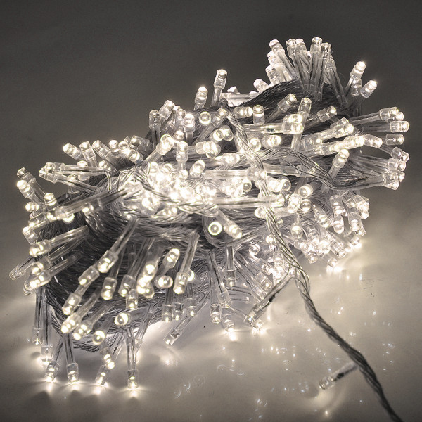 Гірлянда 560LED (Водоспад) White HOT, 8 режимів, 3 * 3метра, прозора ізоляція, BOX