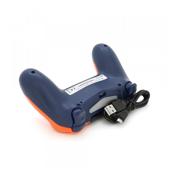 Геймпад Brazzers бездротовий для PS4 Wireless DUALSHOCK 4, роз'єм для навушників, LED light bar, Orange, 3.7V, 600mAh, Blister-box