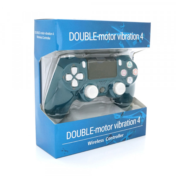 Геймпад Brazzers бездротовий для PS4 Wireless DUALSHOCK 4, роз'єм для навушників, LED light bar, Green, 3.7V, 600mAh, Blister-box