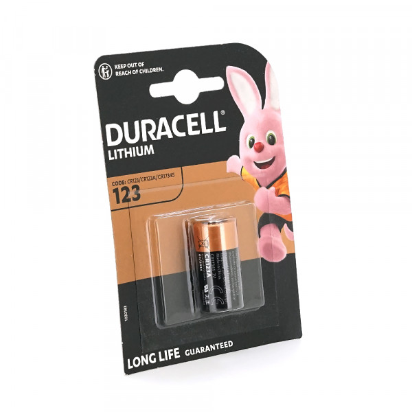 Батарейка DURACELL DL 123, 1 шт у блістері, ціна за блістер