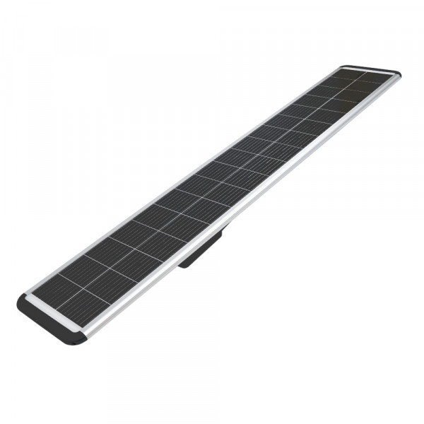 SOLAR LED-ліхтар Anern AN-SLZ-150W, 150W,384LED,1152WH LiFePO4,18V 160W,210lm/w, 120°, заряд 8 год, розряд 4 години, IP66. Алюміній + PMMA, 2268*385*139мм