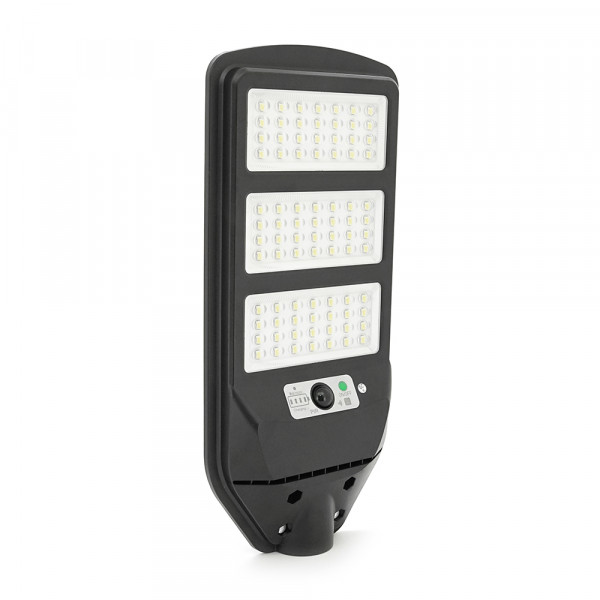 SOLAR LED-ліхтар Anern AN-ISGL10-120W, 120W,84LED/5054, 3.2v8AH LiFePO4, 1300lm, заряд 8 ч, разряд 4 часа, IP66. ABC Plastic, 511*231*47мм