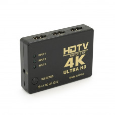 Пасивний HDMI свіч з пультом дистанційного керування IR, 1080р, 1,4 версія, 1 => 3 порту, Blister