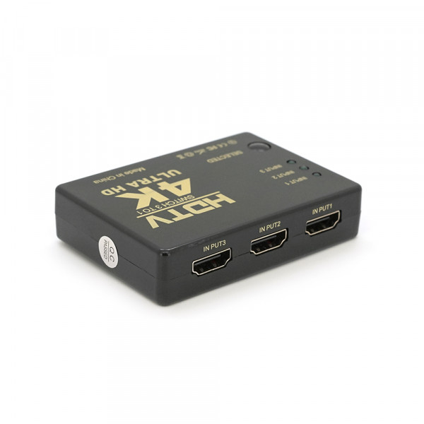 Пасивний HDMI свіч з пультом дистанційного керування IR, 1080р, 1,4 версія, 1 => 3 порту, Blister