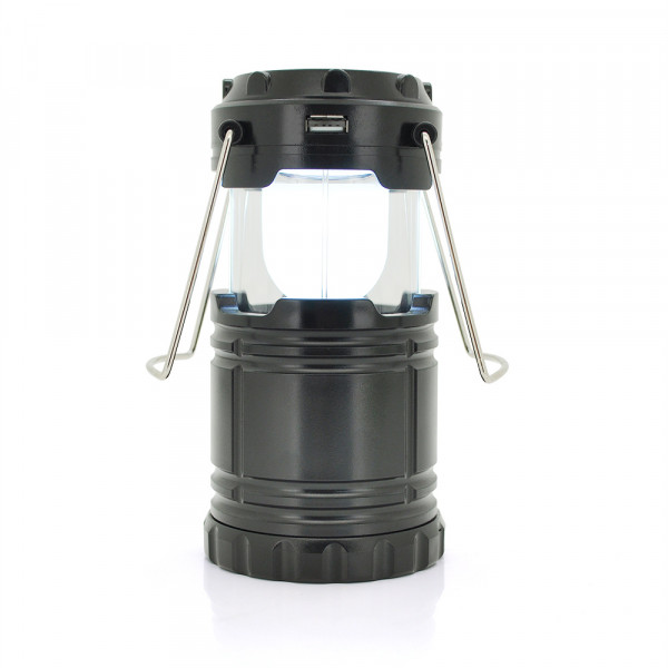 Лампа-ліхтар SH-5800T, 6+1LED, 1+1режим, корпус-алюміній, ударостійкий, 220V+Solar, вбудований аккум 800mAh, Mix Color, BOX