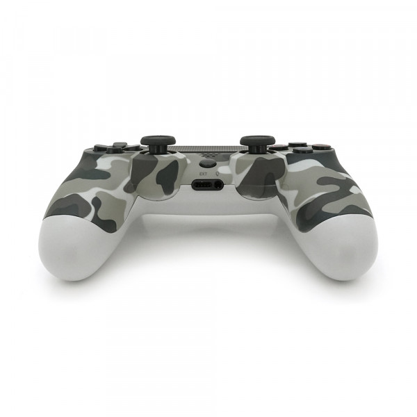 Геймпад Brazzers бездротовий для PS4 Wireless DUALSHOCK 4, роз'єм для навушників, LED light bar, Haki-Silver, 3.7V, 600mAh, Blister-box