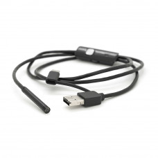 Універсальний ендоскоп 3в1 (USB+MicroUSB/Type-C) для смартфона/ПК, камера 5.5мм, м'який кабель 1м, з LED-підсвічуванням, IP67