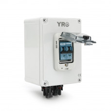 Вимикач навантаження постійного струму для сонячних систем YR1-1, 550V, 32A, IP66, підключення знизу