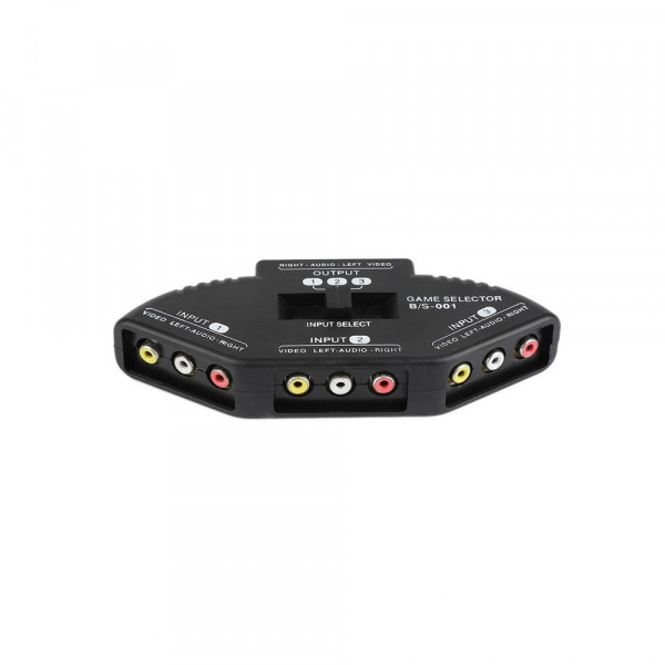 Конвертер 3 x 3RCA / 1x3RCA з перемикачем