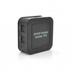 Цифровий оптичний роздільник звуку SPDIF / Toslink 1x3