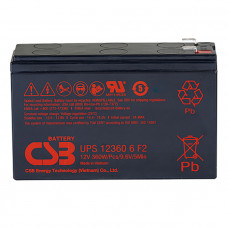 Акумуляторна батарея CSB UPS123606F2/F1, 12V 6Ah (151х51х94мм), 2.03 kg Q12