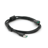 Подовжувач VEGGIEG V-U105, USB 2.0 AM/AF, 1,0m, Black, Пакет