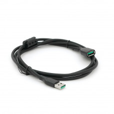 Подовжувач VEGGIEG V-U105, USB 2.0 AM/AF, 1,0m, Black, Пакет