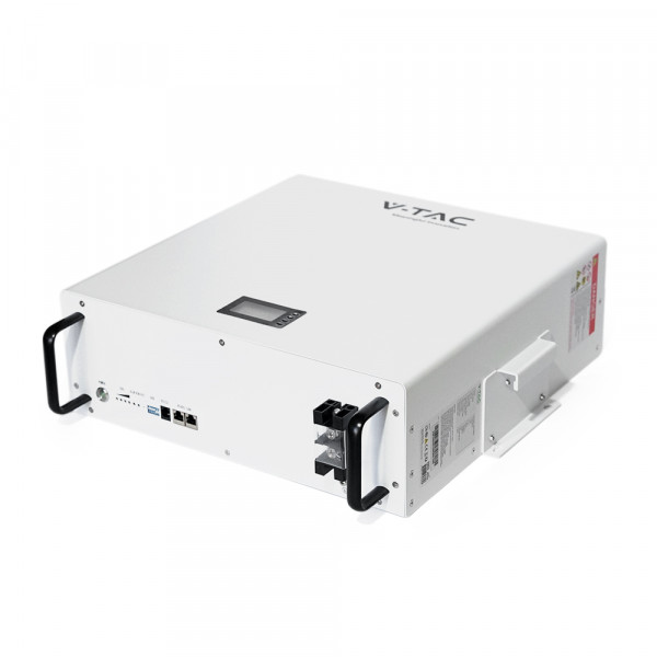 Акумуляторна батарея V-TAC VT48100E-W LiFePO4 51,2V 100Аh 5.12kWh,(100/100A)585x565x275mm, 50,67kg