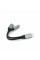 Перехідник VEGGIEG TC-208 Type-C(M) => Jack 3.5mm(F)+Type-C(F), 5см, Silver/Black, Пакет