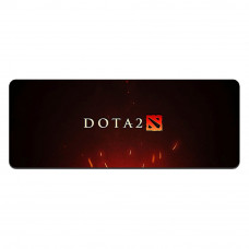 Килимок 300*700 тканинний DOTA2, товщина 2 мм, колір Black-Red, OEM