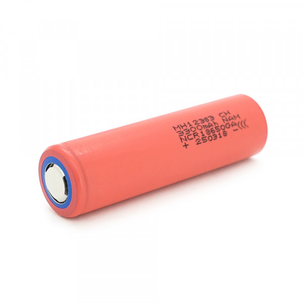 Акумулятор 18650 Li-Ion Sanyo UR18650GA, 3300mAh, 10A, 4.2 / 3.6 / 2.5V, Red, 2 шт. в упаковці, ціна за 1 шт