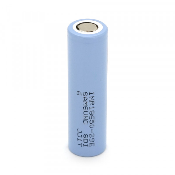 Акумулятор Li-Ion 18650 Samsung INR18650-29E (SDI-6), 2900mAh, 8.25A, 4.2/3.65/2.5V, BLUE, 2 шт в упаковці, ціна за 1 шт