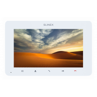 AHD відеодомофон Slinex SM-07MHD (white), 7” TFT екран, запис руху, слот microSD, 193×123×18 мм
