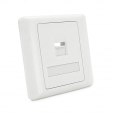 Рамка 86х86 під 1 модуль Keystone Jack RJ-45 кат.5E UTP, 1-port Q100