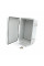 Розподільна коробка, два замки, IP65, ABS, 290х190х140 мм, White