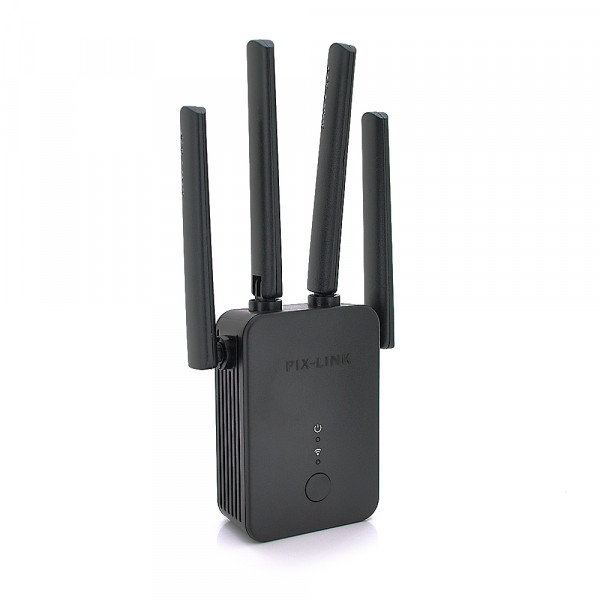 Підсилювач WiFi сигналу з 4-ма вбудованими антенами LV-WR42Q, живлення 220V, 300Mbps, IEEE 802.11b/g/n, 2.4-2.4835GHz, BOX