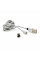 Магнітний кабель PiPo USB 2.0 /Lighting, 2m, 2А, тканинна оплетка, броньований, знімач, Silver, BOX