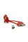 Магнітний кабель PiPo USB 2.0 / Micro, 1m, 2А, тканинна оплетка, броньований, знімач, Red, BOX